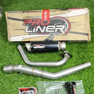 Knalpot Racing Pro Liner Satria FU 150 / All New Injeksi Tr- 1R / Tk Hitam (P293302)