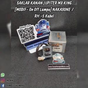 Saklar Kanan NAKASONE Jupiter Mx King [Modif - On Off Lampu] / RH - 5 Kabel 