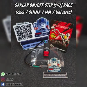 Saklar SHINAGAWA ON / OFF Stir (147) Race 6259 / Shina / Mm / Universal 