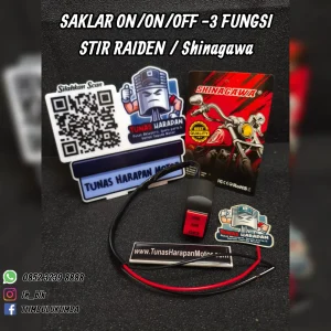 Saklar SHINAGAWA ON / OFF - 3 Fungsi Stir Raiden 
