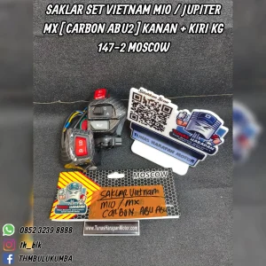 Saklar Set VIETNAM MOSCOW Mio / Jupiter Mx (Carbon Abu - Abu) Kanan + Kiri KG 147 - 2