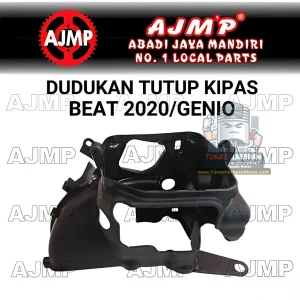 Cover Mesin AJMP Dudukan Tutup Kipas Genio Beat 2020 / Scoopy 2020 / Beat 2024 Set [IN + EX] 19621-K1A-N00 + 19631-K1A-N00