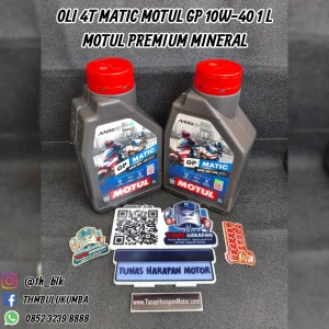 Oli MOTUL 4T Matic Gp 10W - 40 1L Premium Mineral 