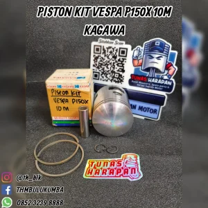 Piston Kit KAGAWA Vespa P150X 10m 