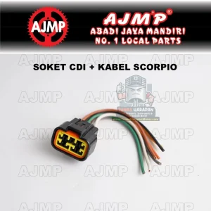 Soket Cdi AJMP  + Kabel Scorpio / Vega R 