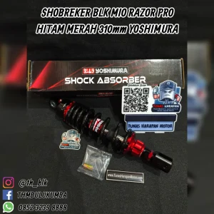 Shobreker YOSHIMURA Blk Mio Razor Pro Hitam Merah 310mm 