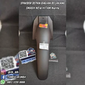 Spakbor Depan NARITA Bagian Belakang Smash New Hitam 
