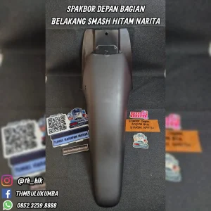 Spakbor Depan NARITA Bagian Belakang Smash Hitam