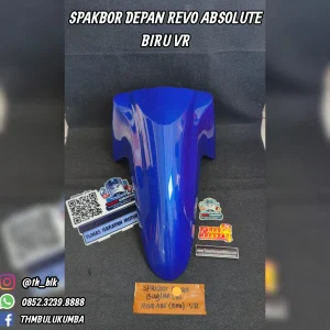 Spakbor Depan VR Revo Absolute Biru 
