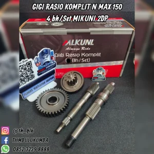 Gigi Rasio Komplit MIKUNI N.Max 150 4 Bh / Set 2Dp