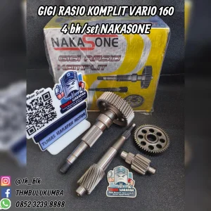 Gigi Rasio Komplit NAKASONE Vario 160 4 Bh / Set 