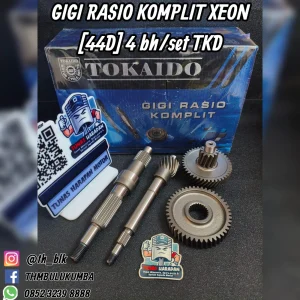 Gigi Rasio Komplit TOKAIDO Xeon (44D) 4 Bh / Set 