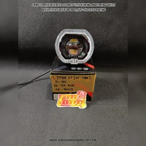 Lampu Projie Biled Led 2 Tone EPIC RACING Putih Kuning Angel Ring White Devil Eye Ice Blue Dd 200 3,5 Xt - 1592