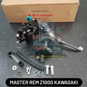 Master Rem CHROME Atas Variasi + Tabung Big Smoke Z1000 Kawasaki