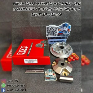 Rumah Roller Assy RKN Aerox 155 / N.Max / Lexi 125 + Bosh Pully / Drive Pully Assy / (RKY-E762P-ARX-000) 