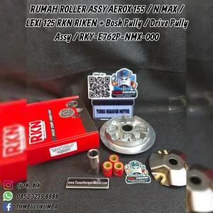 Rumah Roller Assy RKN Aerox 155 / N.Max / Lexi 125 + Bosh Pully / Drive Pully Assy (RKY-E762P-NMX-000)