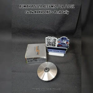 Rumah Roller Assy NAKASONE Mio / 08 / Soul Carbu + Bosh Pully 