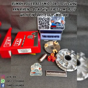 Rumah Roller Assy RKN Mio / 08 / Soul Carbu + Bosh Pully / Face Comp Assy With Pin / (RKY-E762P-MIO-000)