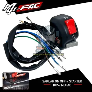 Saklar On / Off MU-FAC + Stater Ppk Racing / Gas Kontan KG 59 / KG 05