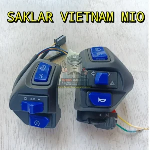 Saklar Set MU - FAC Vietnam Mio / Jupiter Mx (Biru) Kanan + Kiri Blacklist / Moscow 