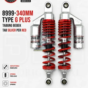 Shobreker DBS 340 Tabung Atas 8999 Per (Merah) Tab (Silver) 340mm G - Plus 