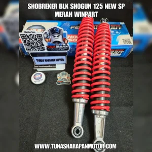 Shobreker Blk WINPART Shogun 125  New Sp Merah 
