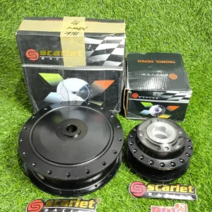 Tromol Depan / Belakang SCARLET Xeon / Aerox 125cc Hitam